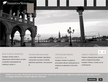 Tablet Screenshot of iniziativevenete.it